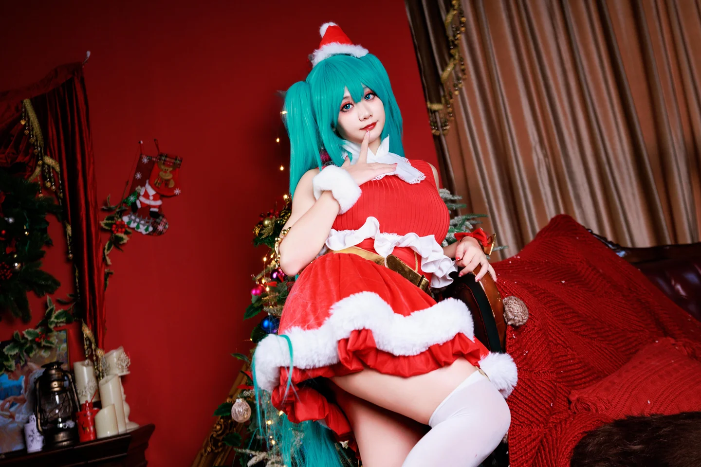 阿雪雪 - No.035 初音圣诞 [62P,3V-2.79GB] tg@simisebaisi 【丝足阁】20.webp